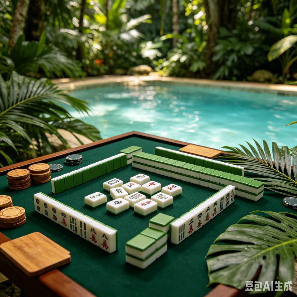 stable print mahjong set