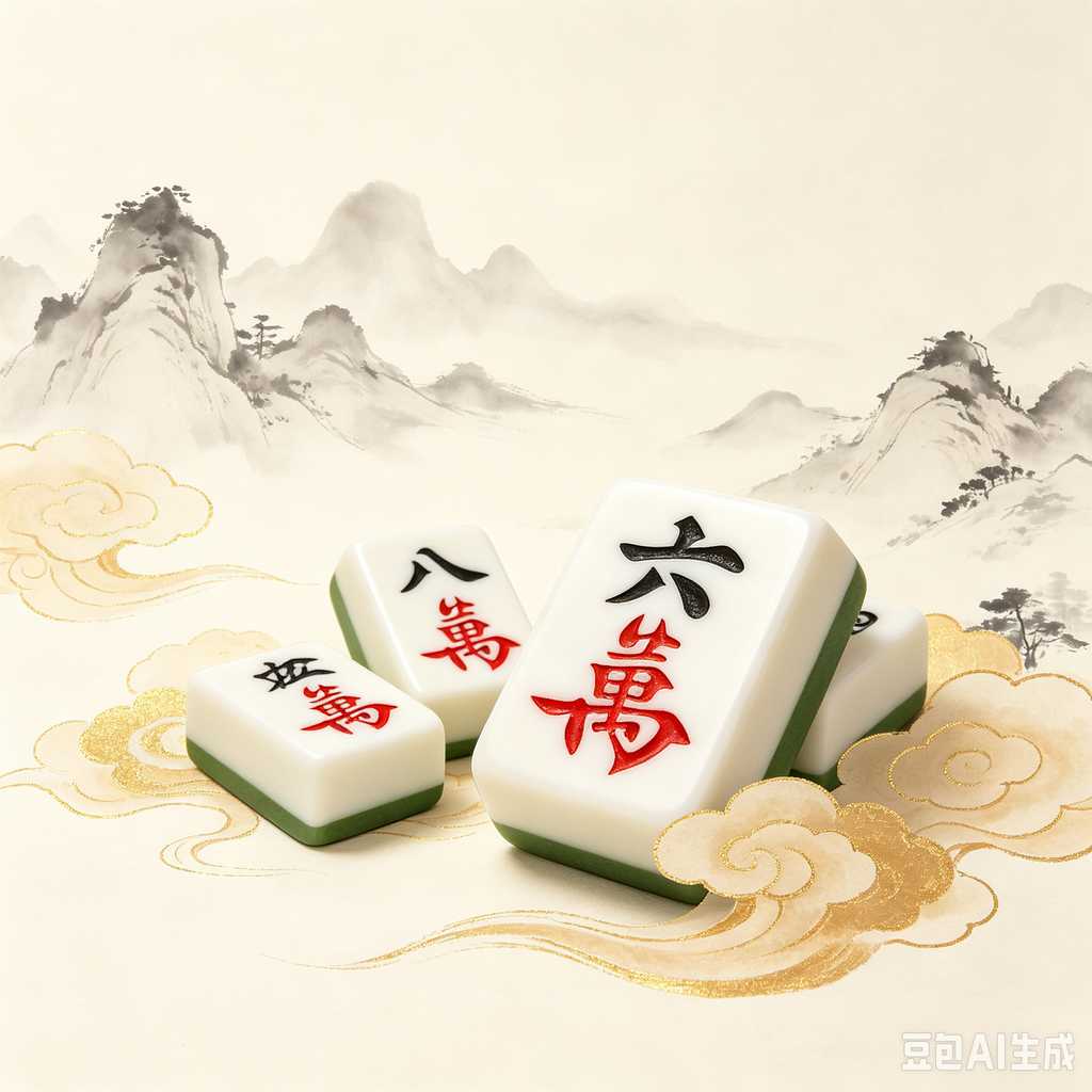 custom art mahjong set