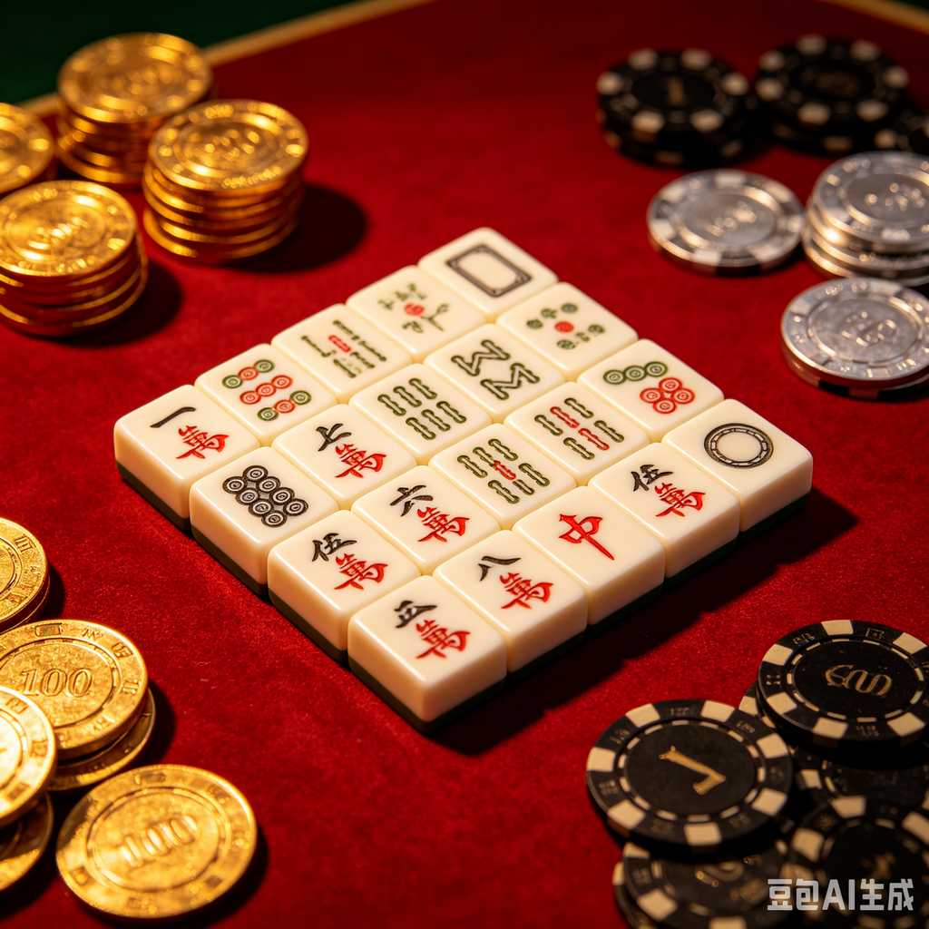 bright color mahjong tiles